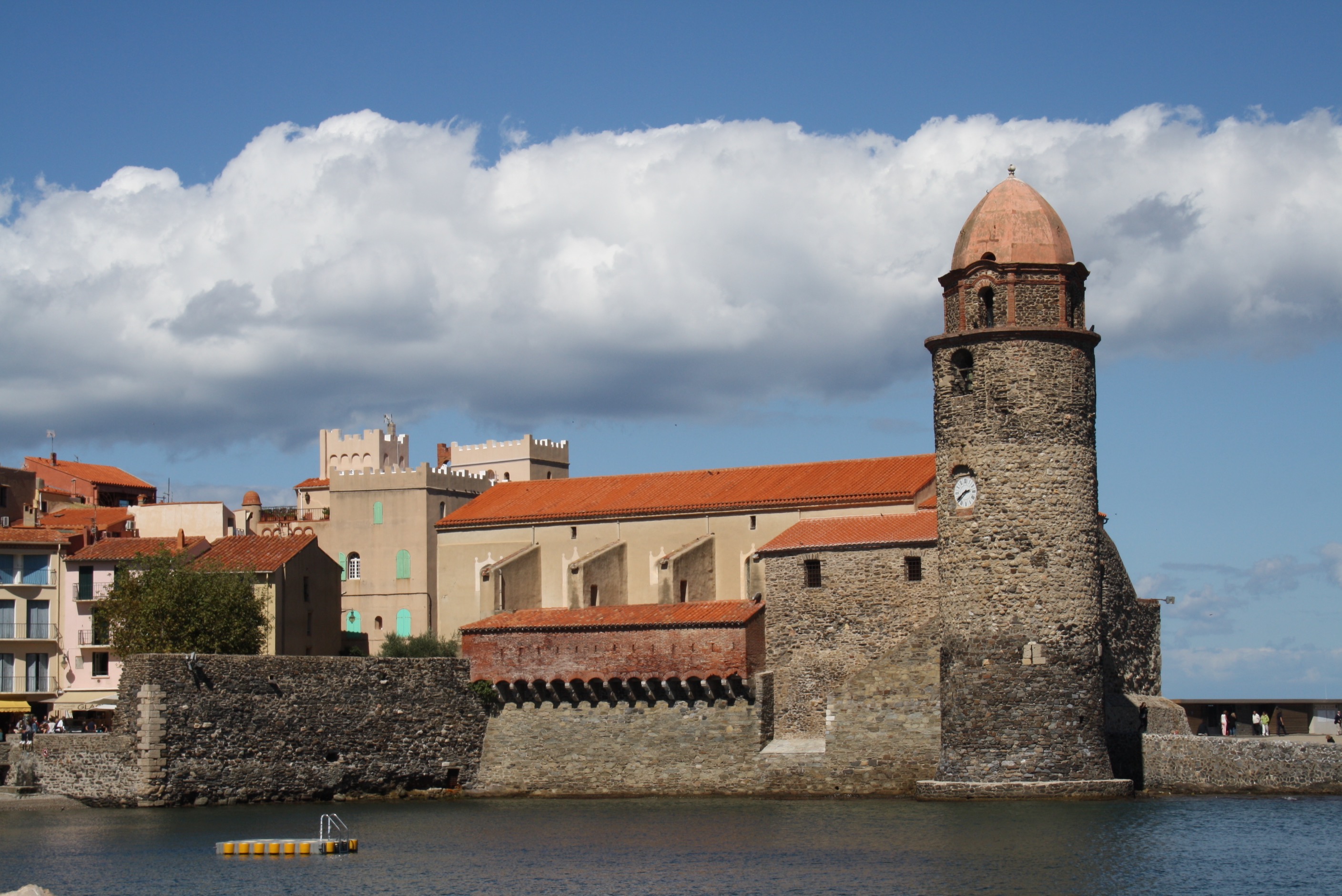 collioure le clocher église notre dame des anges