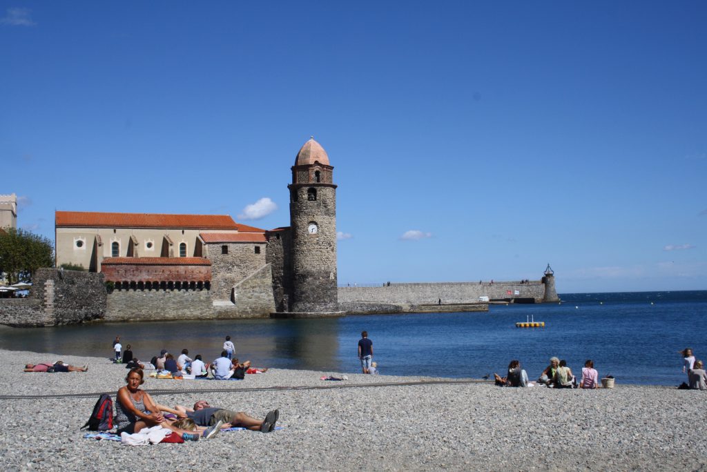 collioure plage du Boramar