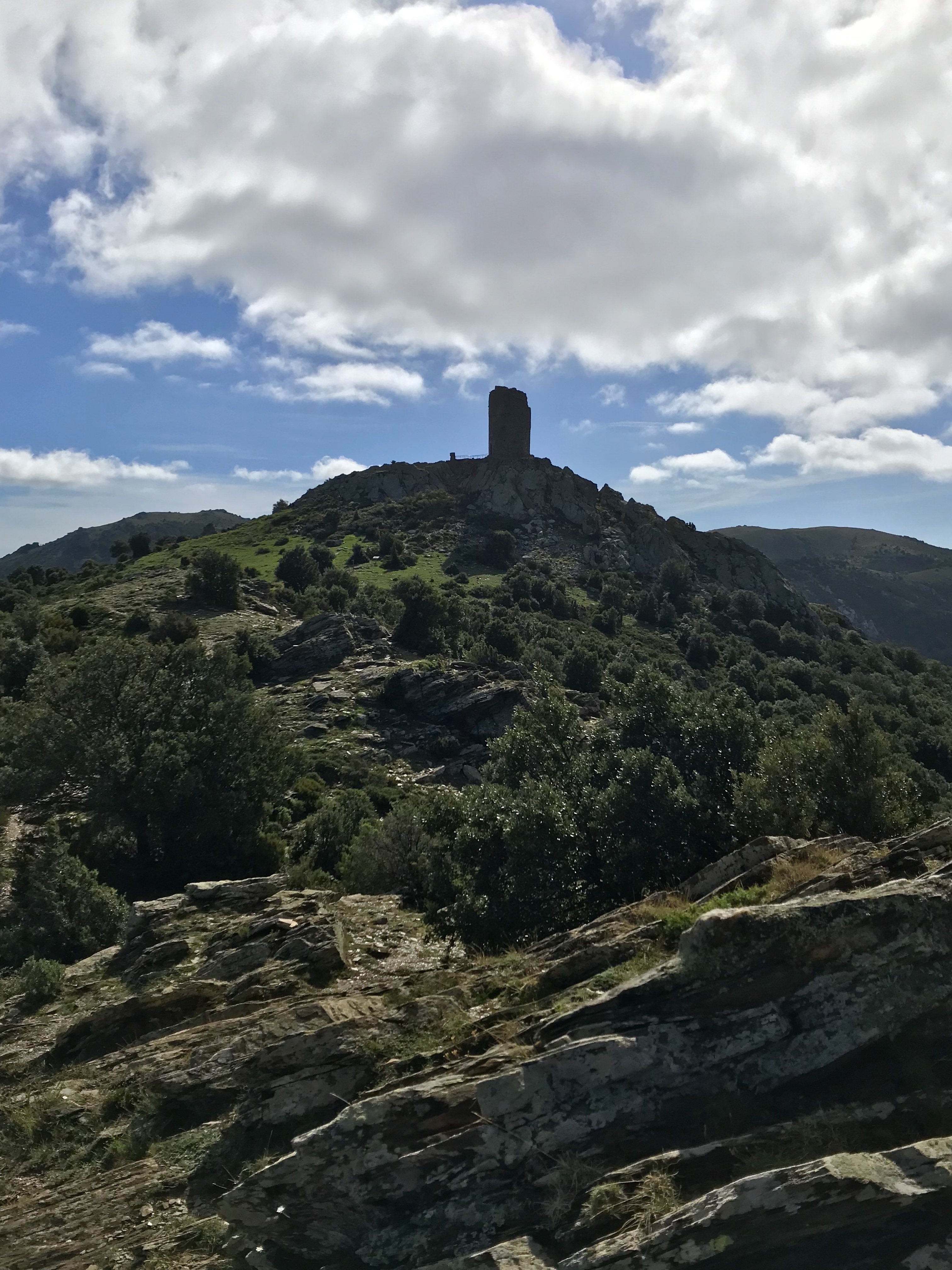 La randonnée vers la Madeloc