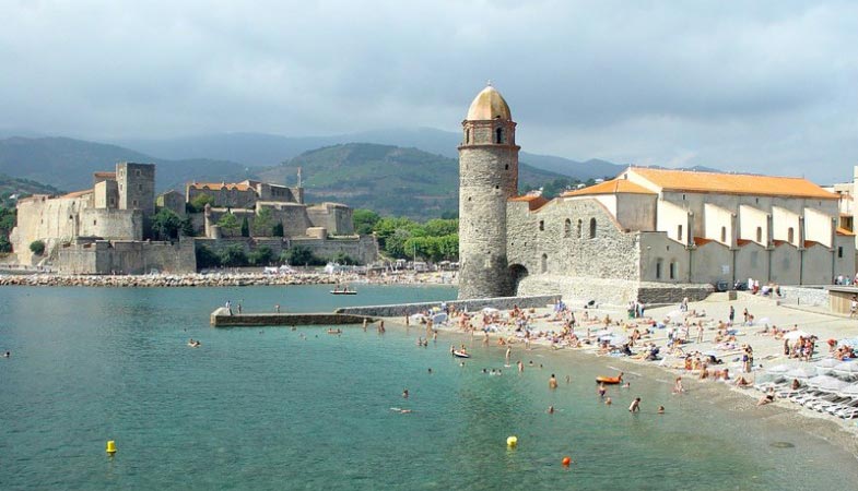 Collioure plage saint vincent