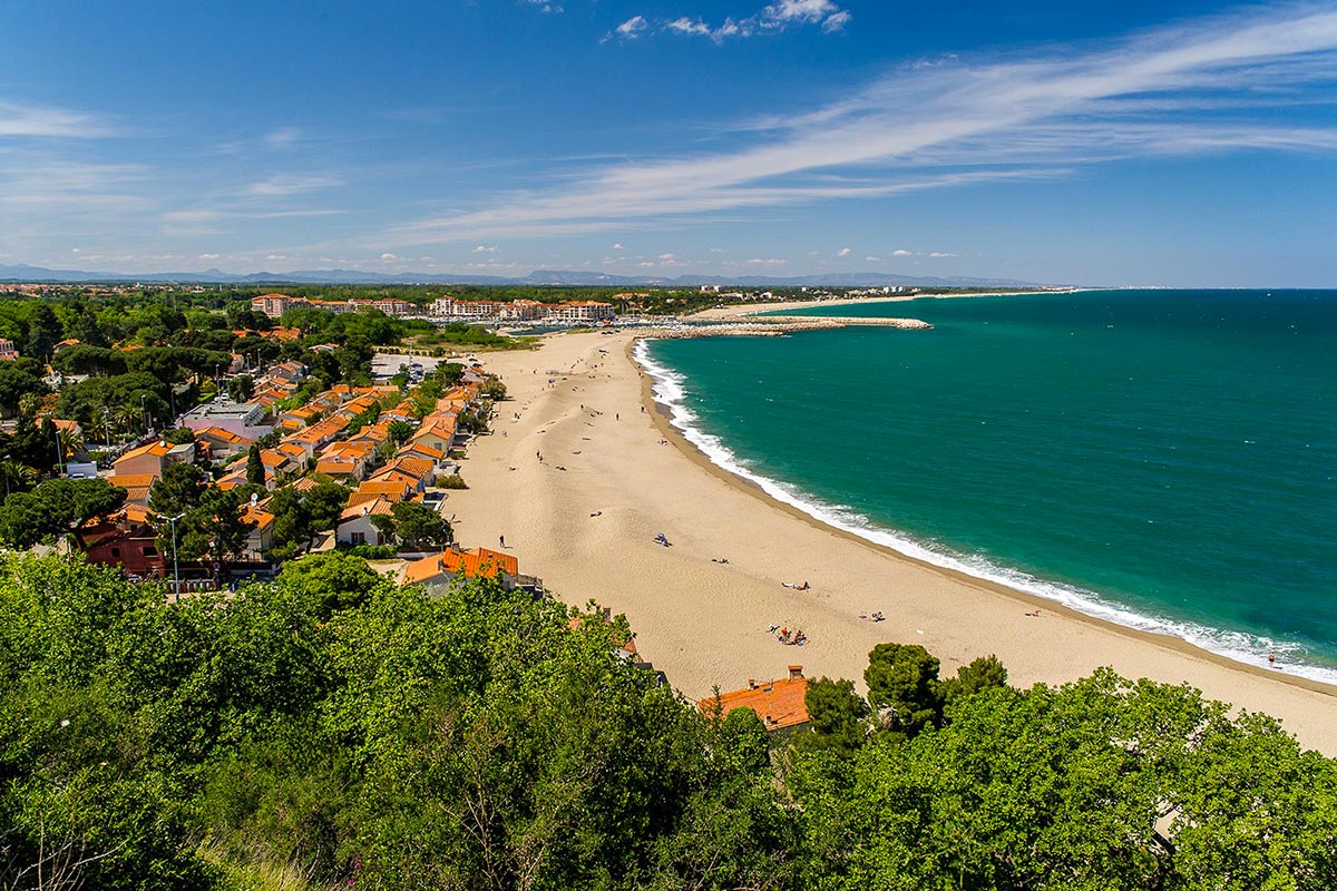 Plage du Racou à Argeles sur Mer